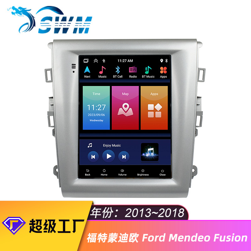 Với Ford Mondio 13-18, 9.7 inch Car Play Andre. Máy nghe nhạc.