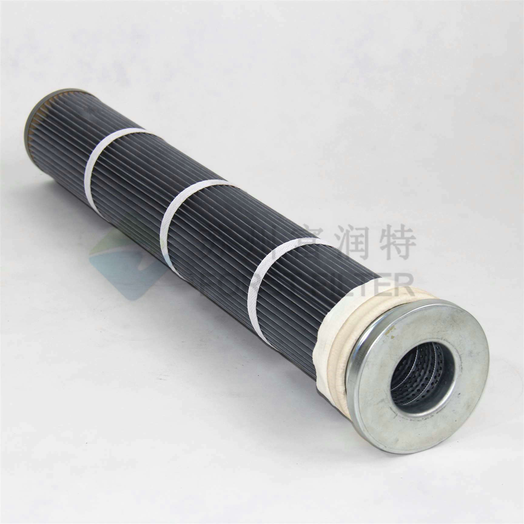 Zinc-coated bands flipping through the edge filter instead of a bag-like long core filter industry using dust filters.