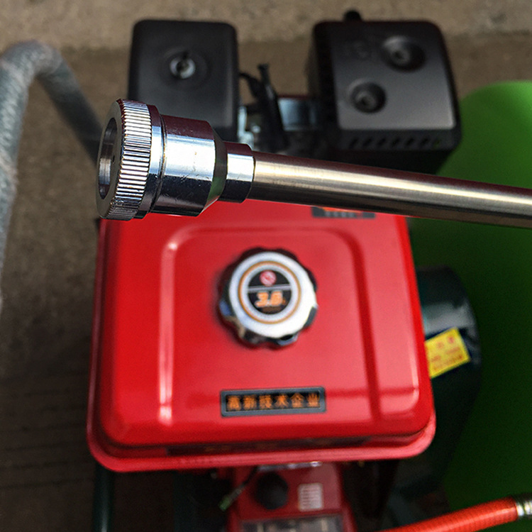 臺灣陸雄手推式打藥機160升高壓農用園林噴霧器汽油打藥車消毒機