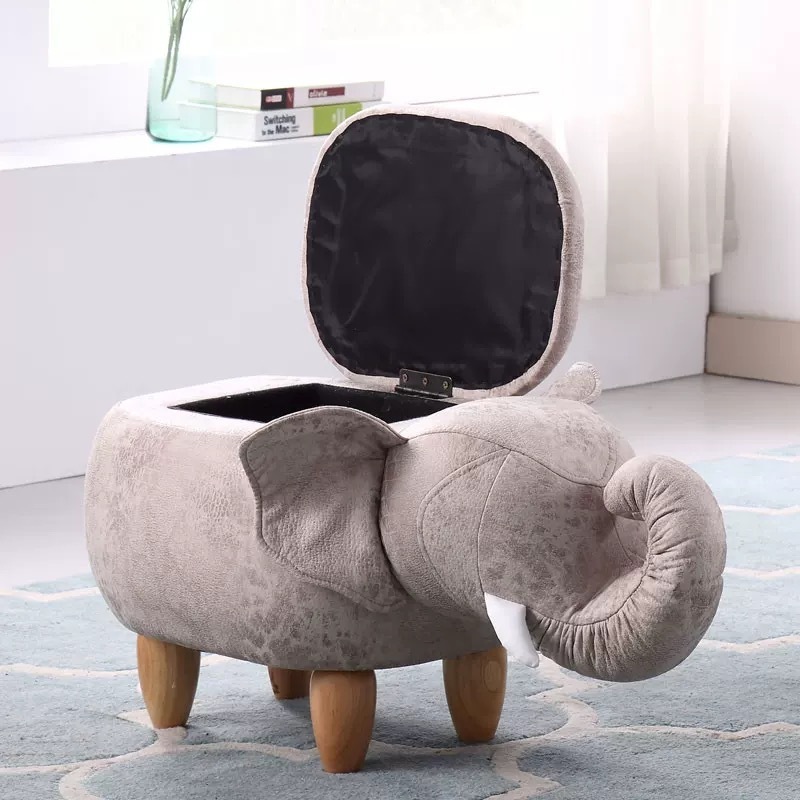 Elephants for shoes, creative sofas, stock stools for tons, shoes, feet.