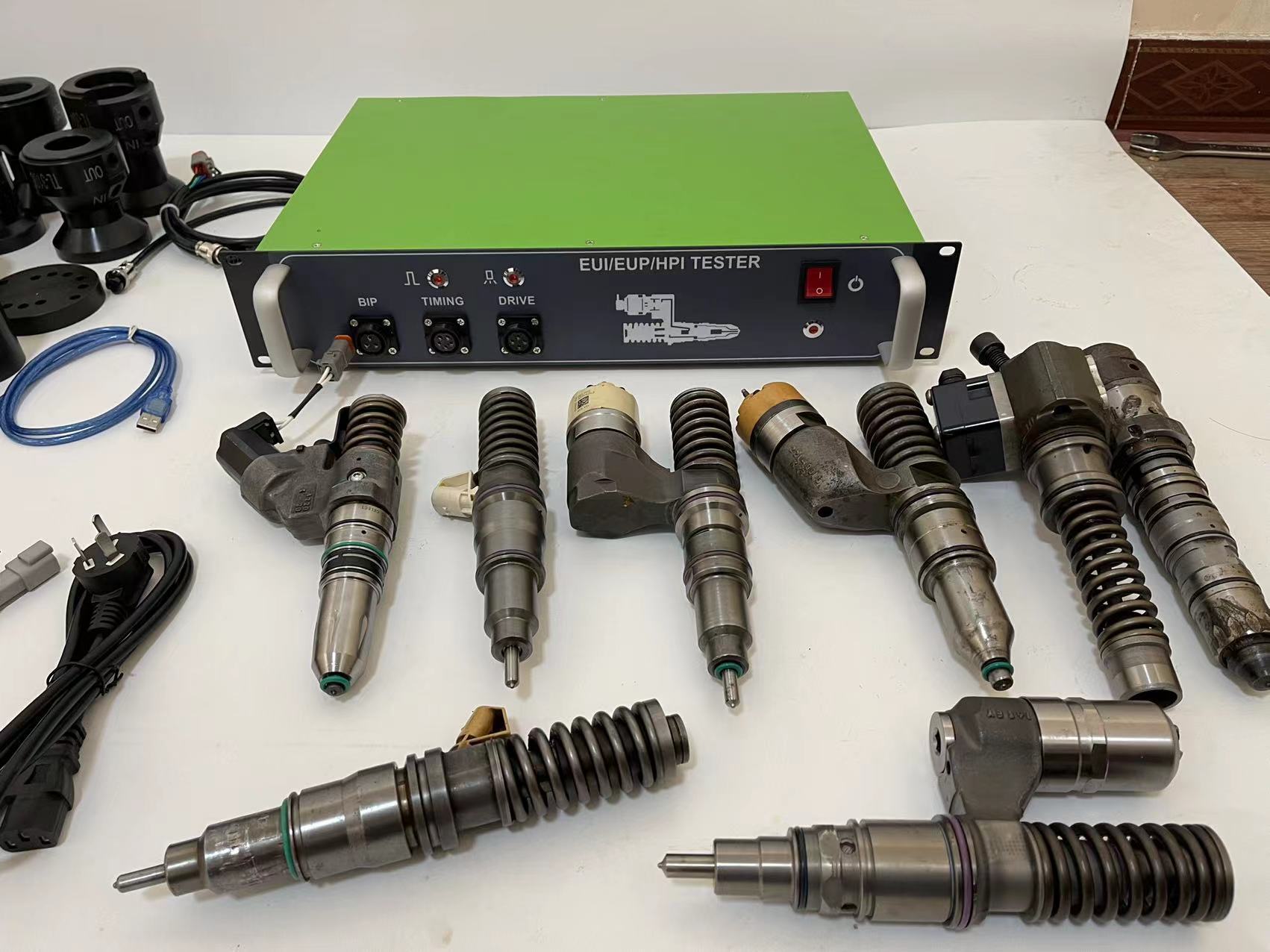 EUI/EUP tester, single pump nozzle test box, cam box adaptor, pump nozzle test.