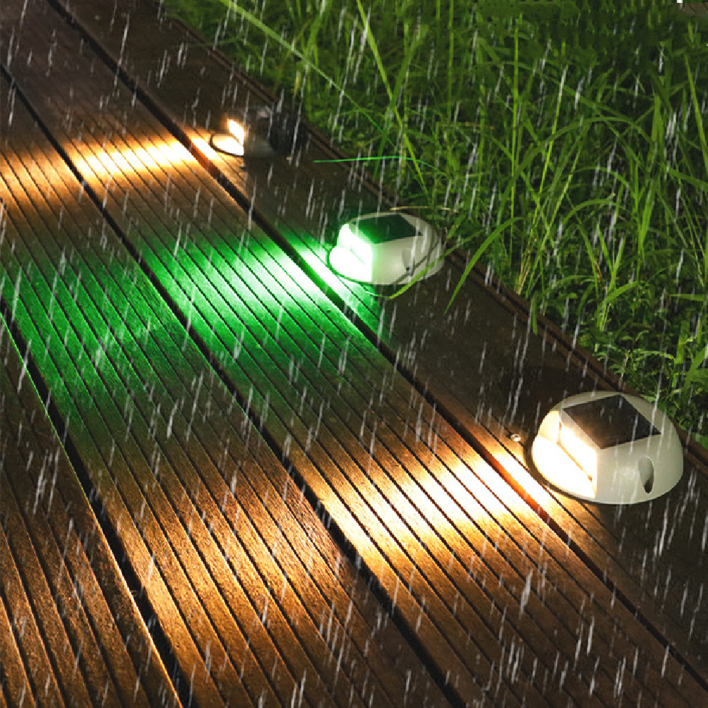 Solar walker outdoor waterproof aisle stairs, LED courtyard floor steps, turtle shell plumes