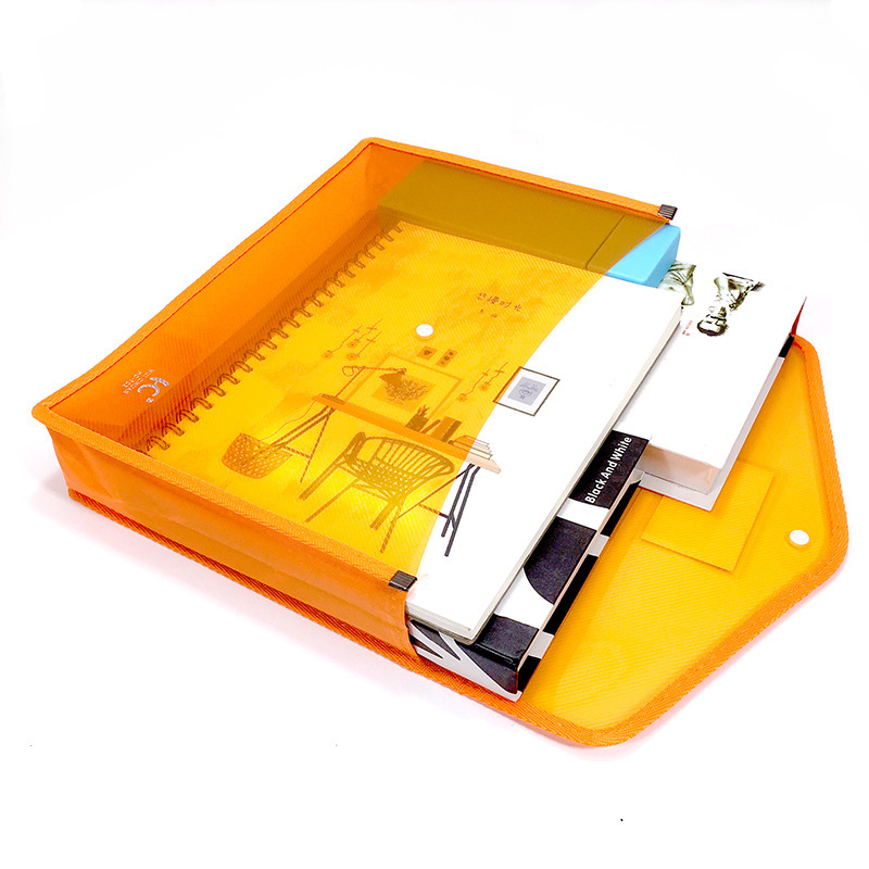 Trong suốt túi tài liệu A4B4 PP từ nút FC:
