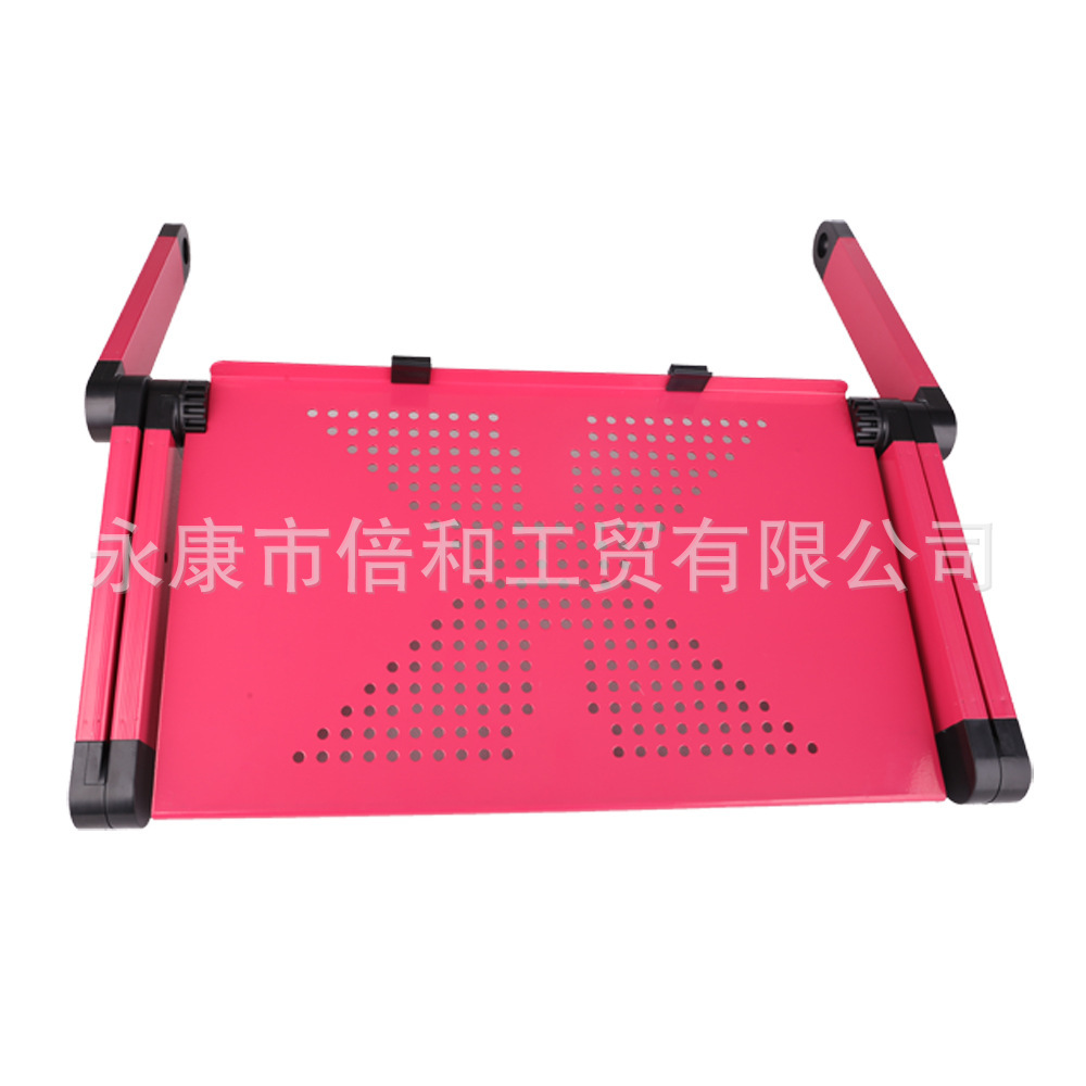 Folding laptop table for lazy aluminum alloy laptop folding computer tables