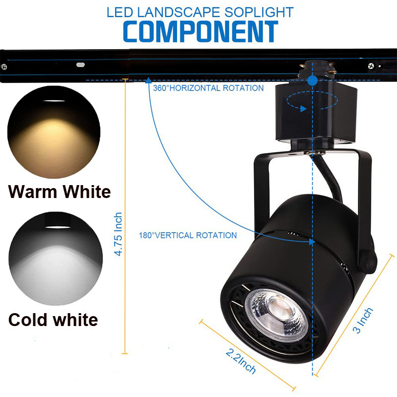 Cross-border thermal sale of GU10 artistic background wall spotlights and exhibition lights