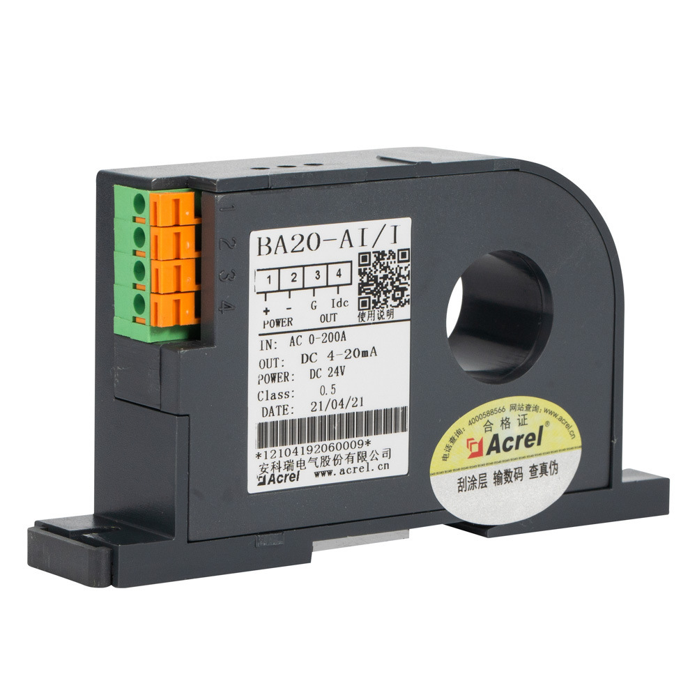 Encore BA series exchange current sensors use real-value measurements for industrial automation