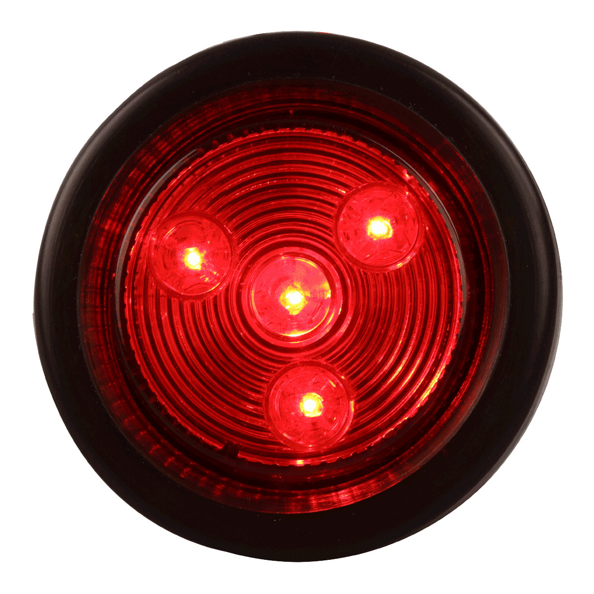 Ten bright red light pairs of 2-inch 4-LED car light