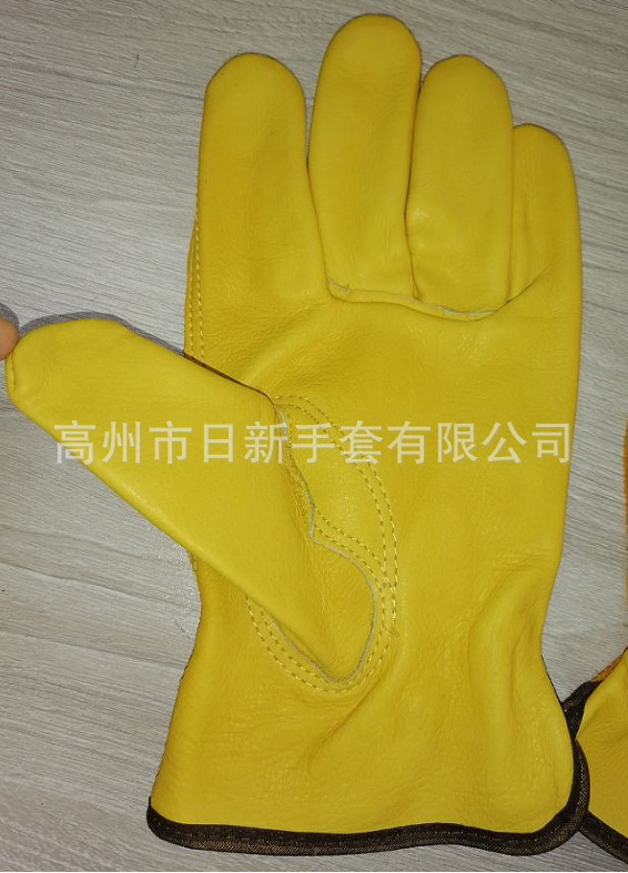 High State factory supplies RX5005 front + second-floor cow-skin driver gardening gloves.