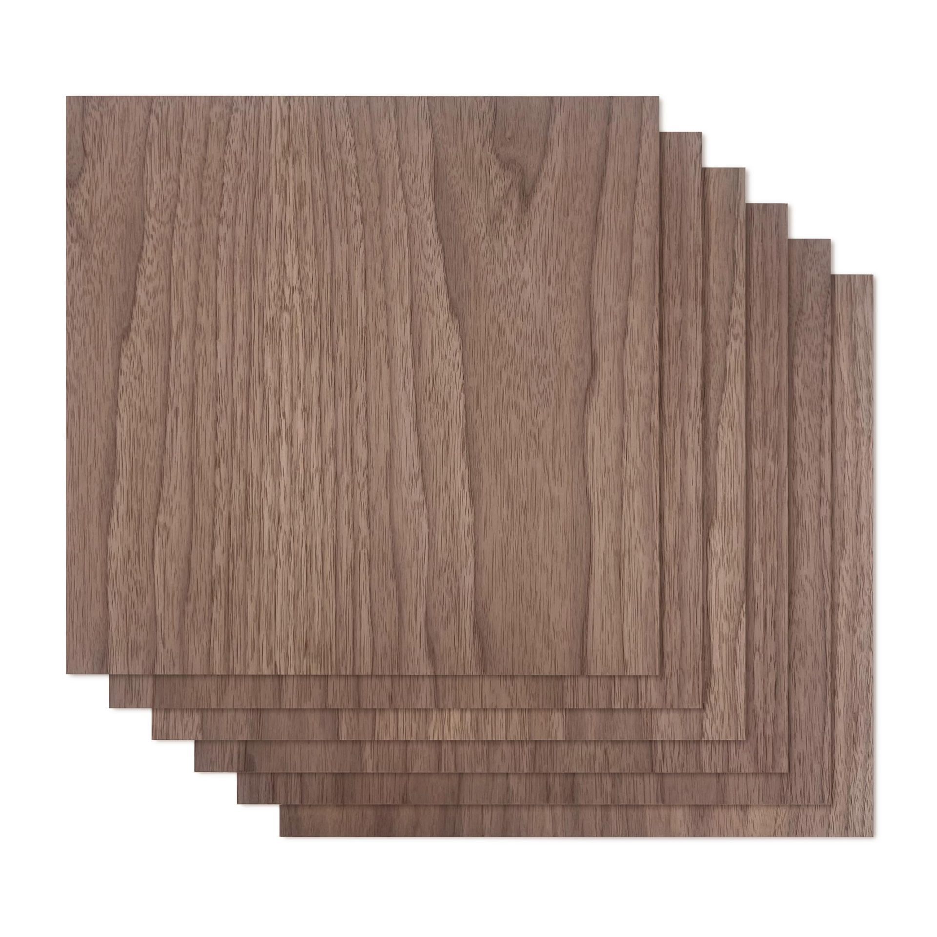 Unfinished wood walnut Plywood Sheets wood burning DIY materials