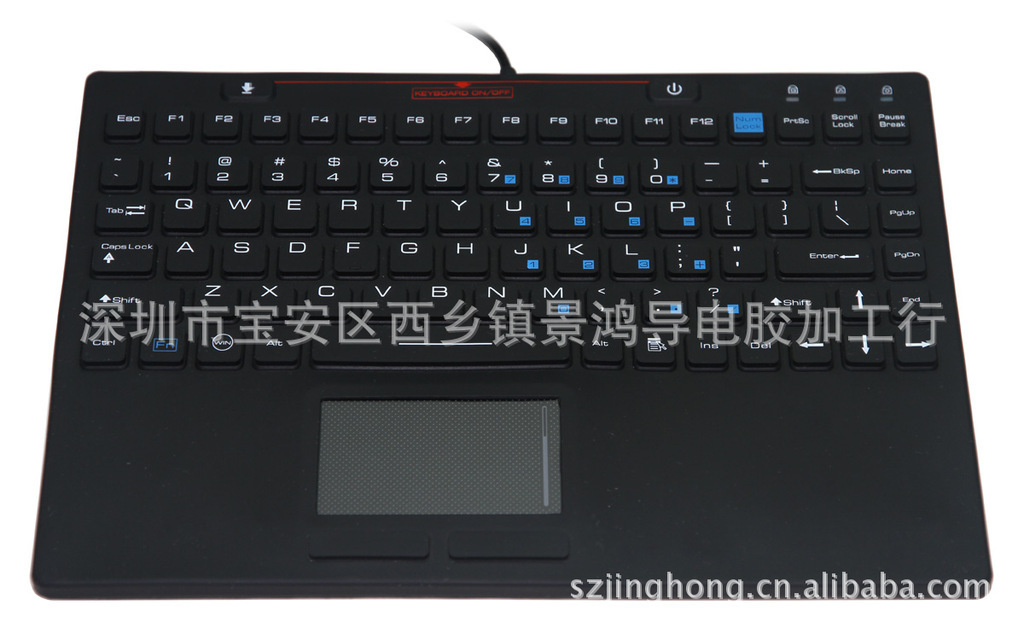 Cây JH-IN86KB bàn phím Silicon, bàn phím công nghiệp, bàn phím chống nước