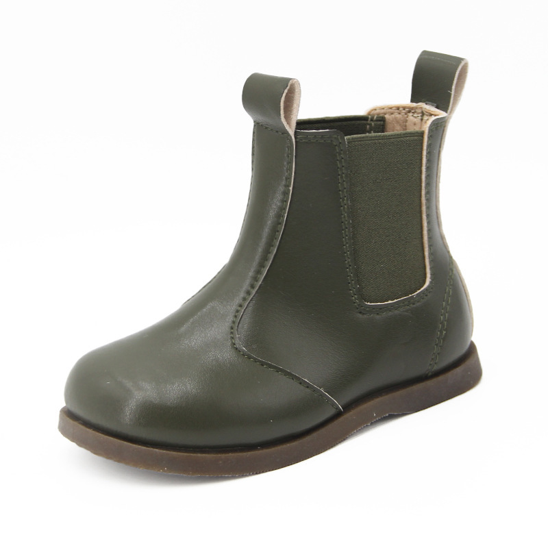 2024 Tháp Canh Mùa đông New Child Chelsea Boots tháo dây giày trẻ em số 1322.