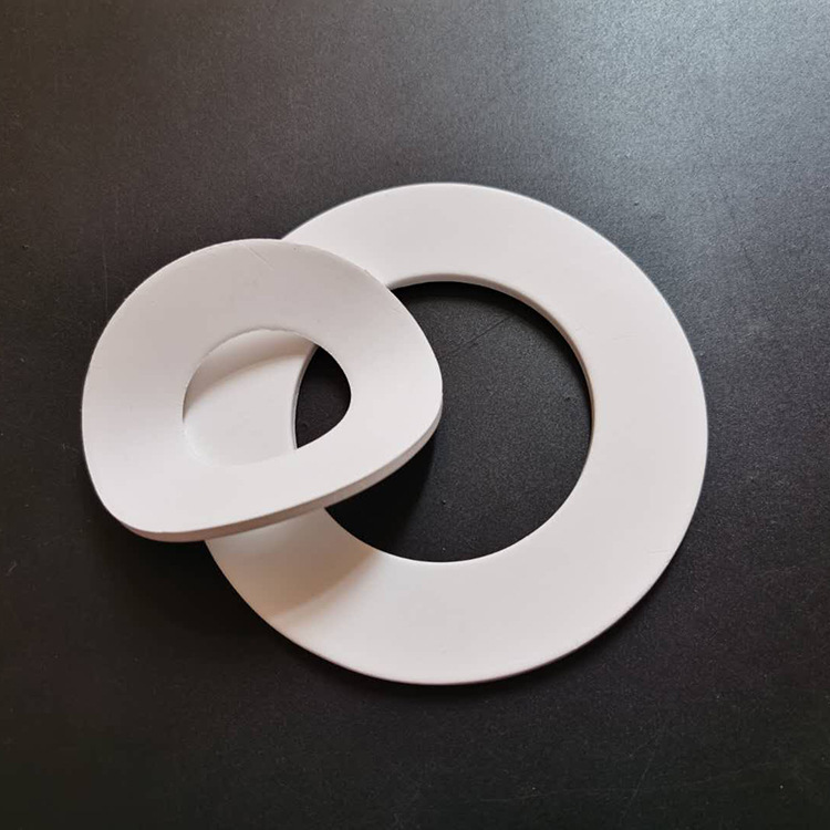 An inflated tetrafluorine gasket.