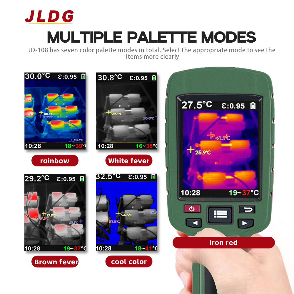 Thermal imagers are provided directly by JD-108 HIDI industrial hand-held heat screens