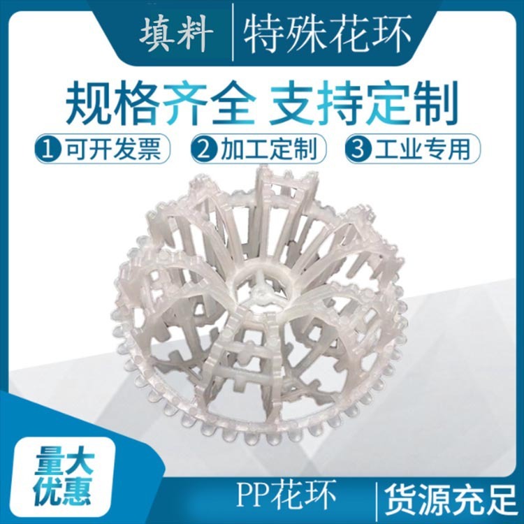 Plant custom plastic ring filler polypropylene ring CPVC ring filler