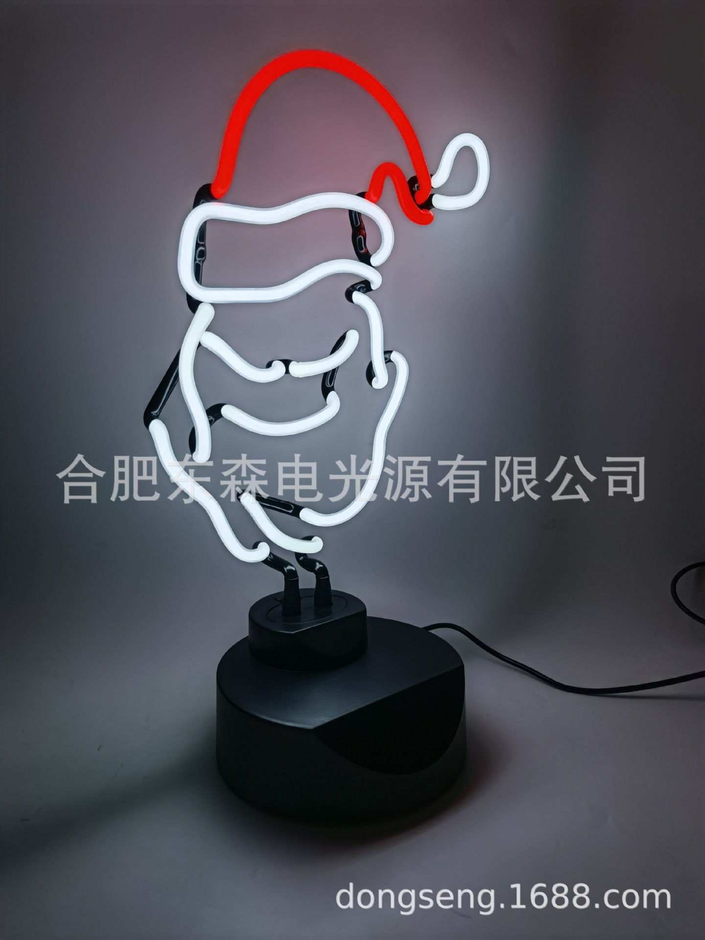 Santa Claus Neon Lights.