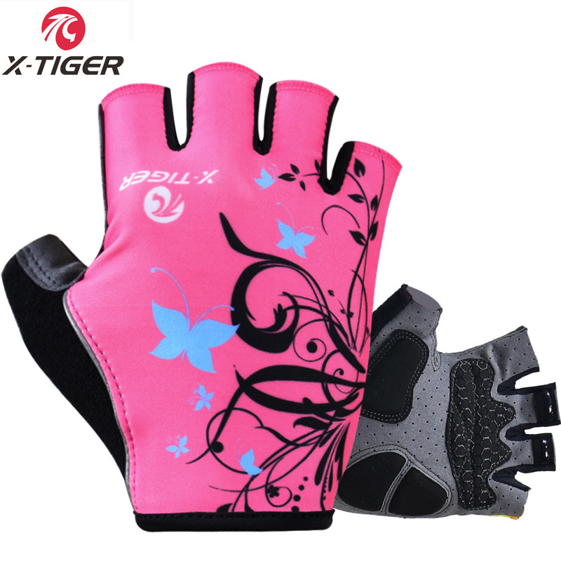 X-TIGER's new cross-border cycling gloves, which means summer women's short-finger bike-mitigation equipment.