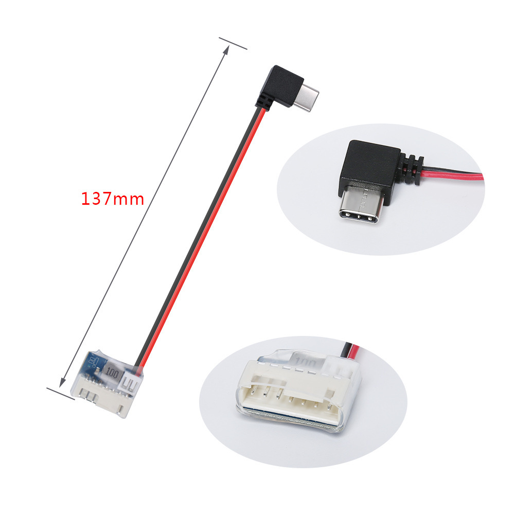 Airframe fittings Balancing top-to-head Type-C/BC power switching compatible with GOPRO6/7/8/9/10