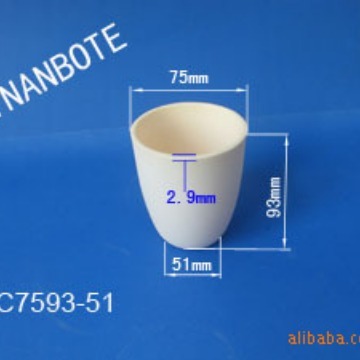 现货供应 专业生产99瓷高纯耐高温坩埚刚玉坩埚圆柱形氧化铝坩埚