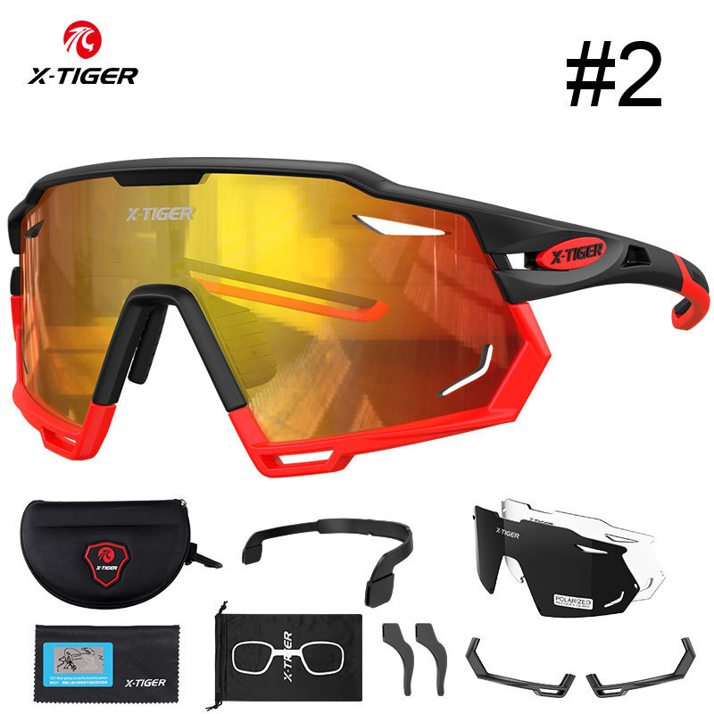 X-TIGER brand new outdoor cycling eyeglasses 3 night vision lenses