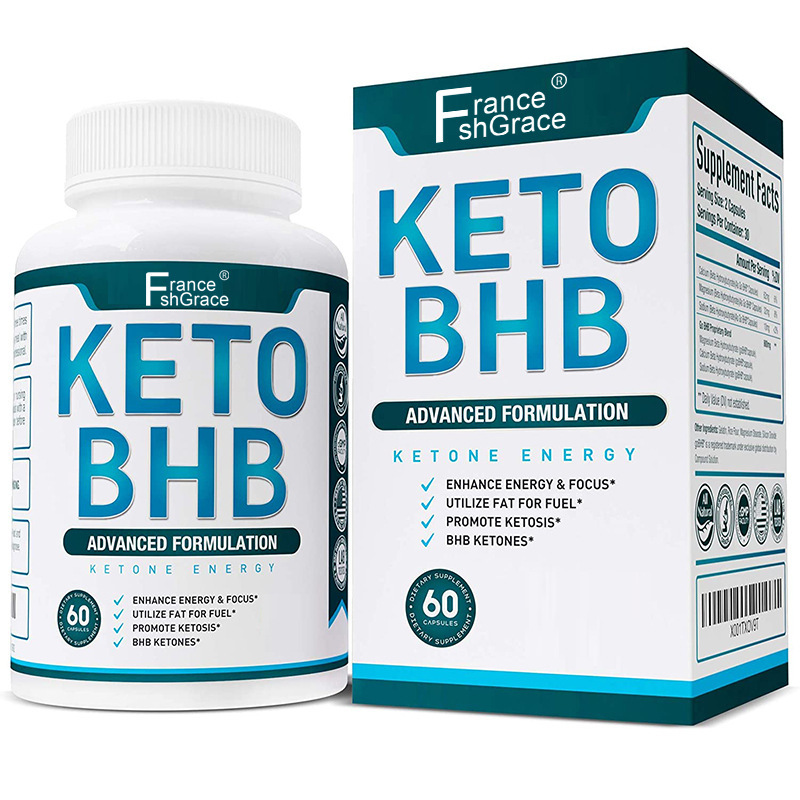 Viên nang KETO 60 viên nang bioketone Thực phẩm bổ sung cung cấp xuyên biên giới