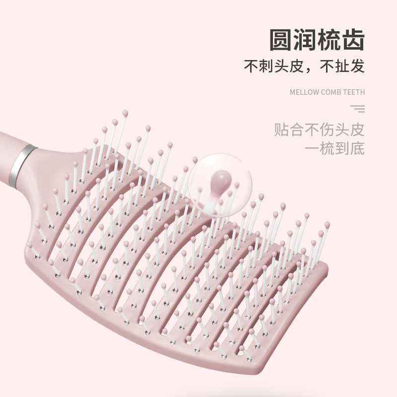 The lady's hairbrush is a long airbreath massage.