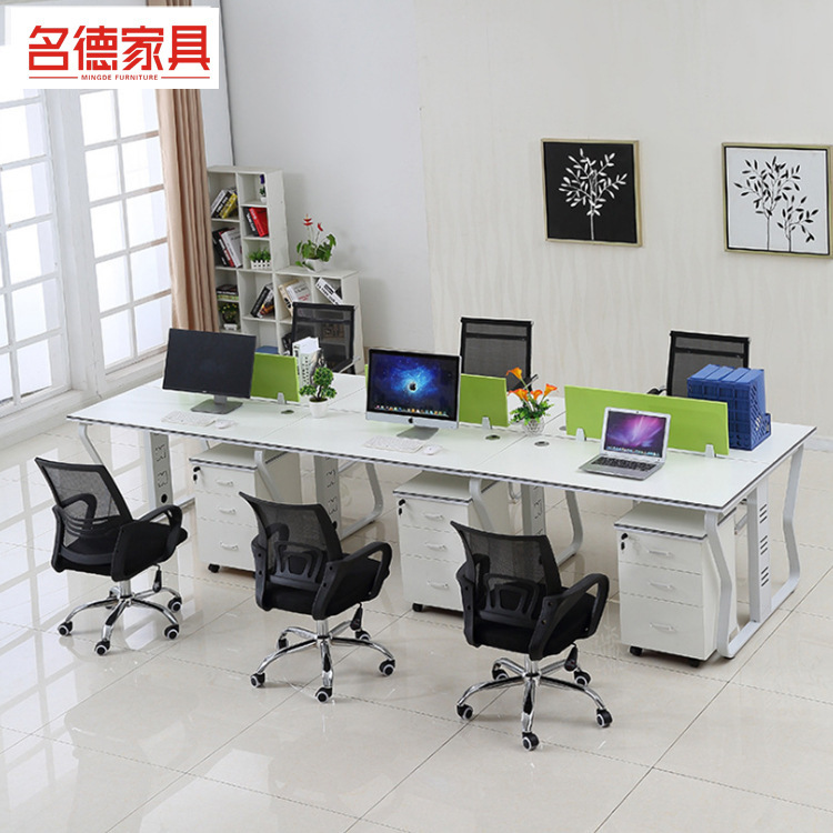4인, 6인용 OFF-shelf 컴퓨터 테이블의 맞춤화