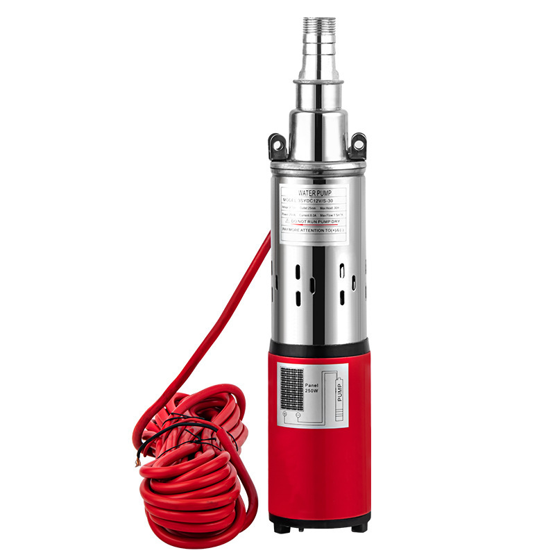 太陽能泵12v24v36v48v60v72v高揚程直流螺桿泵DC SOLAR PUMP