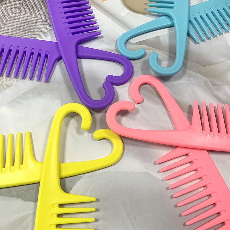 High-quality curly-haired big-toothed straight-haired comb with a plastic-proof, electric wide-toothed hair comb.