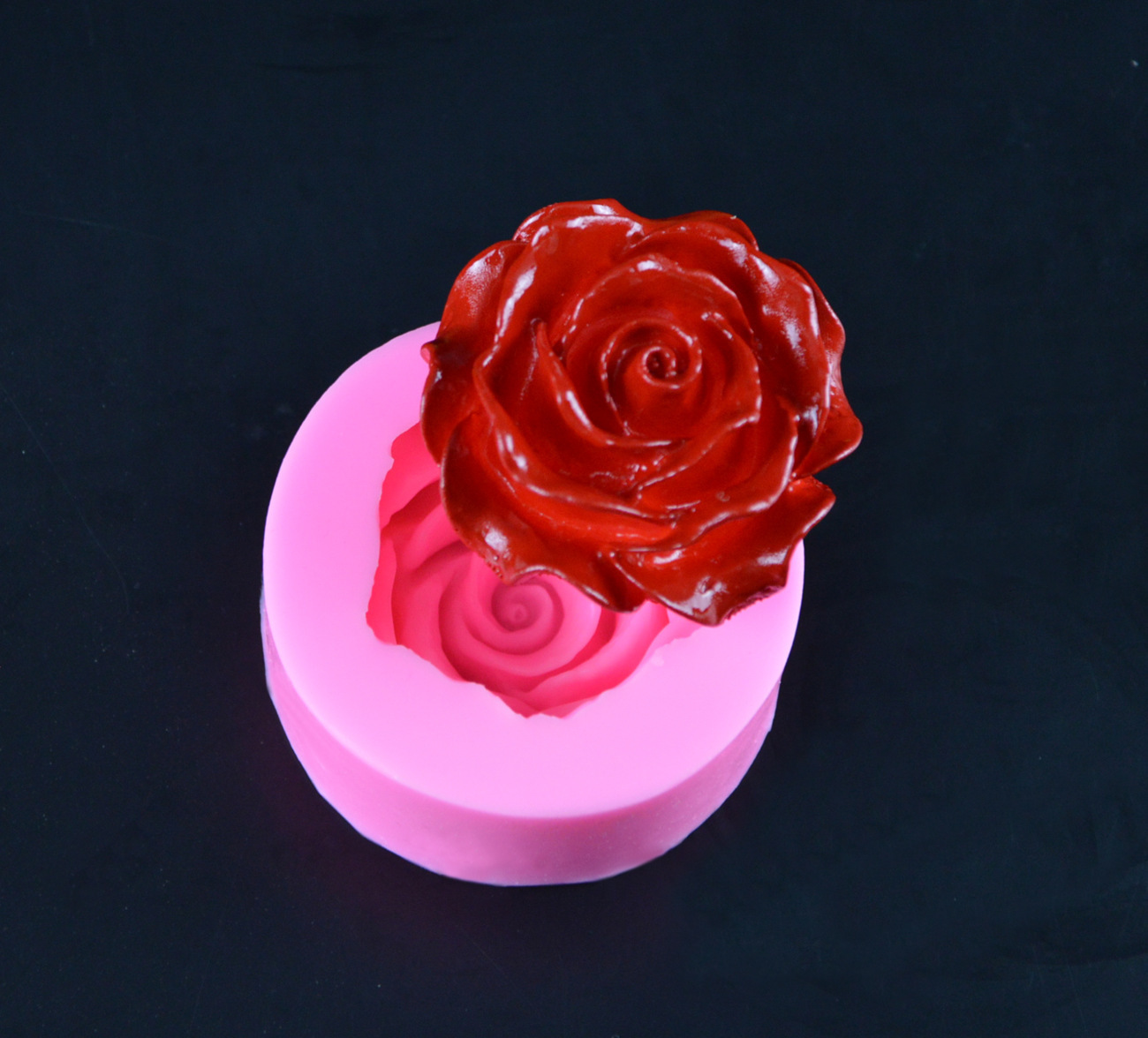 Foreign trade product, 3D, rose ice model, candy chocolate cake mold, hand-made soap model, section B.