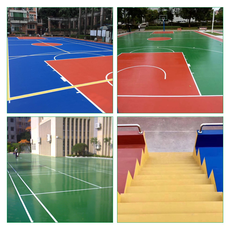 Nhà máy cung cấp sơn sàn cho xưởng làm việc trên bề mặt của bể bơi trung tâm mua sắm với sức kháng ánh sáng cao để làm mịn và chống tương tác với gara sàn epoxy