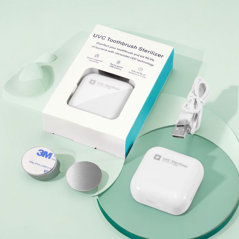 The mini smart toothbrush disinfectant box, portable, no-pore toothbrush cleaner, charged toothbrush cleaner, customised