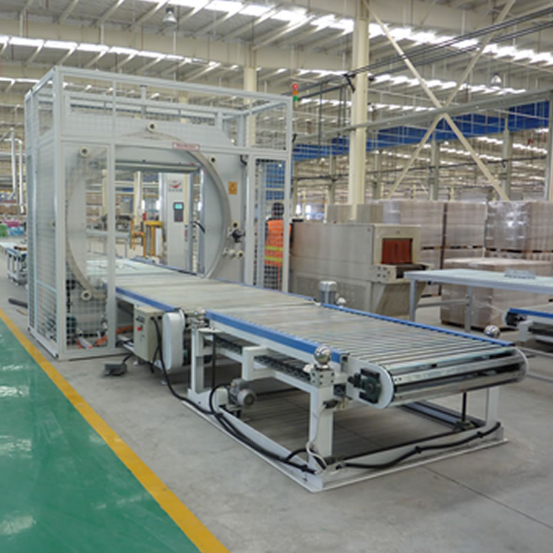 Large macro horizontal entanglement machine QS2000 aluminium horizontal entanglement packaging machine