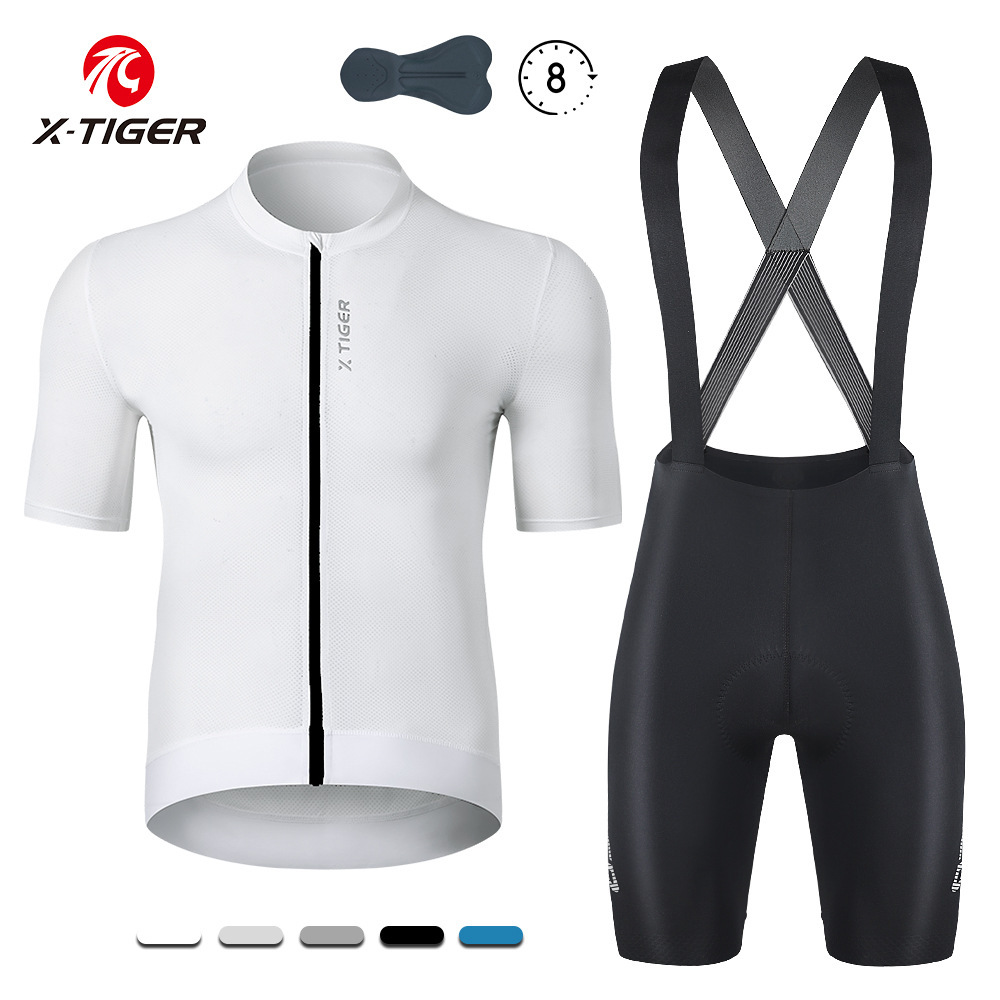 X-TIGER cross-border summer cycling short-sleeve cuffs with backpacks and an innovative cycle suit