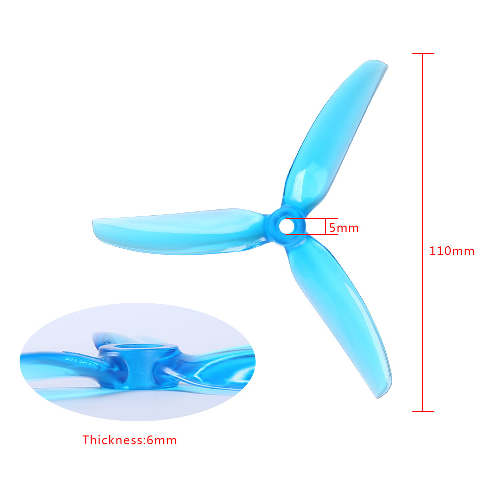 Trụ sở Prop 5X4.3X3V2S mái chèo ba inch Mô hình bay phù hợp với cánh quạt tự do