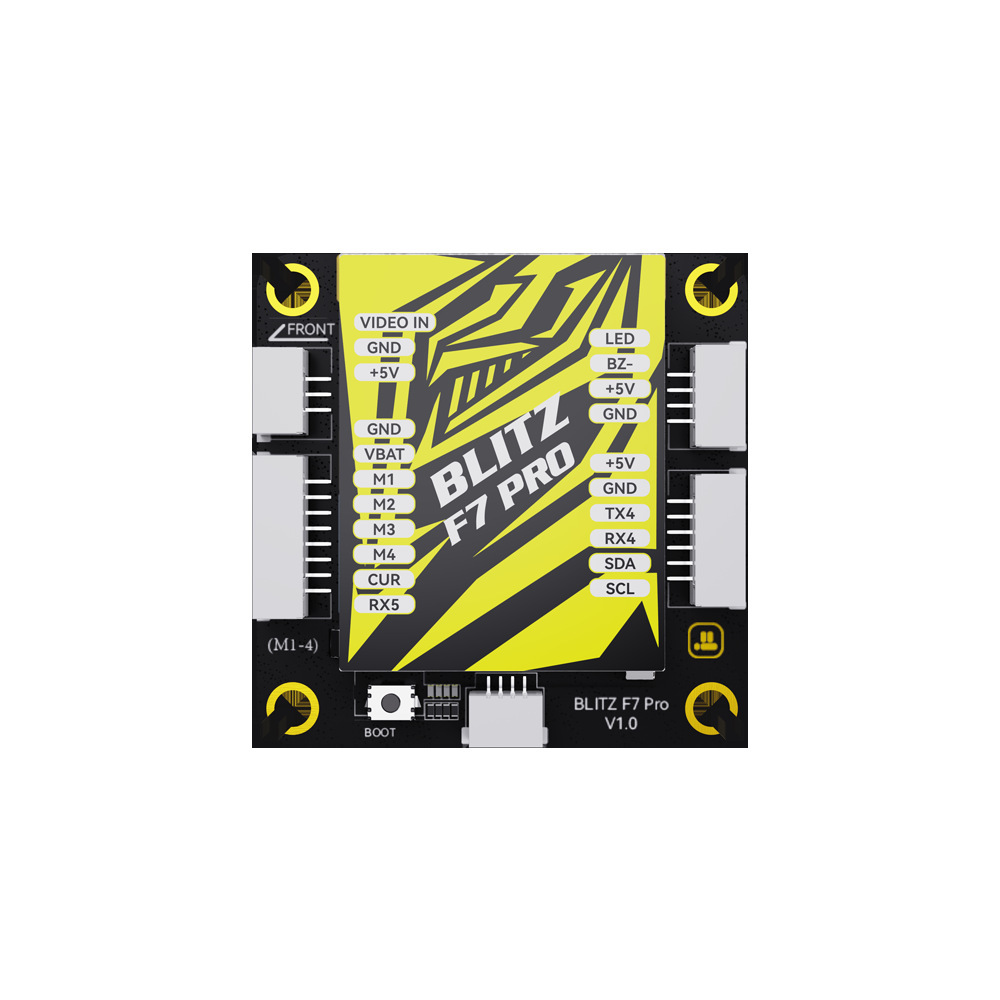 The iFlight Wing Flyer Fox, BLITZ F7 PRO, E80A, FPV, lined in.