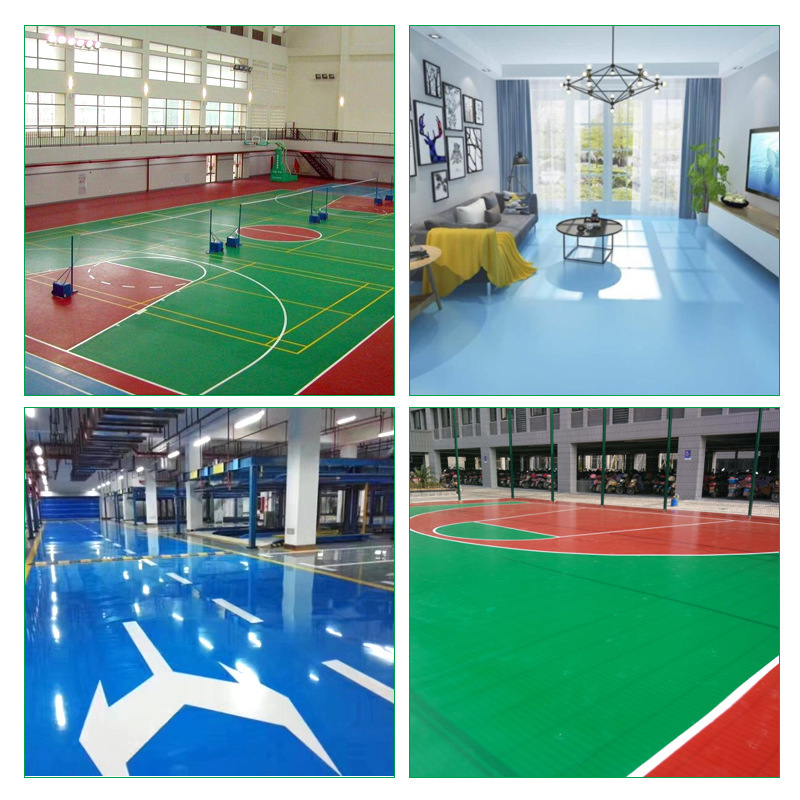 Các trung tâm mua sắm chống bụi được sơn chống lại bụi gia đình xi măng trên mặt đất, cấp nước dự phòng
