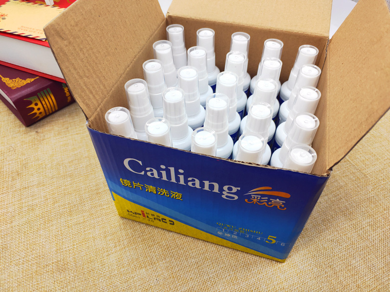 Wholesale supply, customisation of optical lens cleaning fluid.