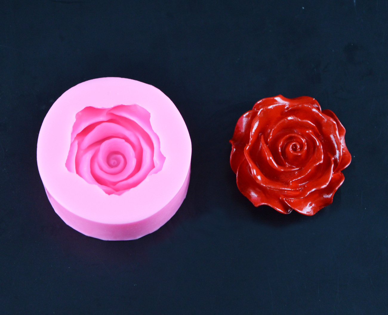 Foreign trade product, 3D, rose ice model, candy chocolate cake mold, hand-made soap model, section B.