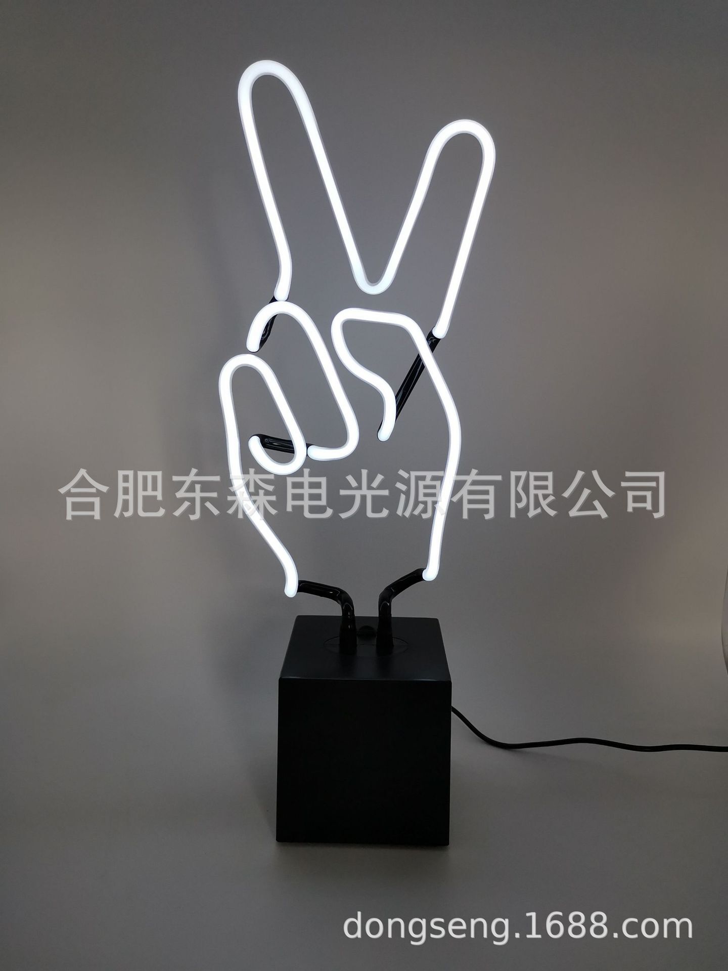 Supply Victory sign Neon Light