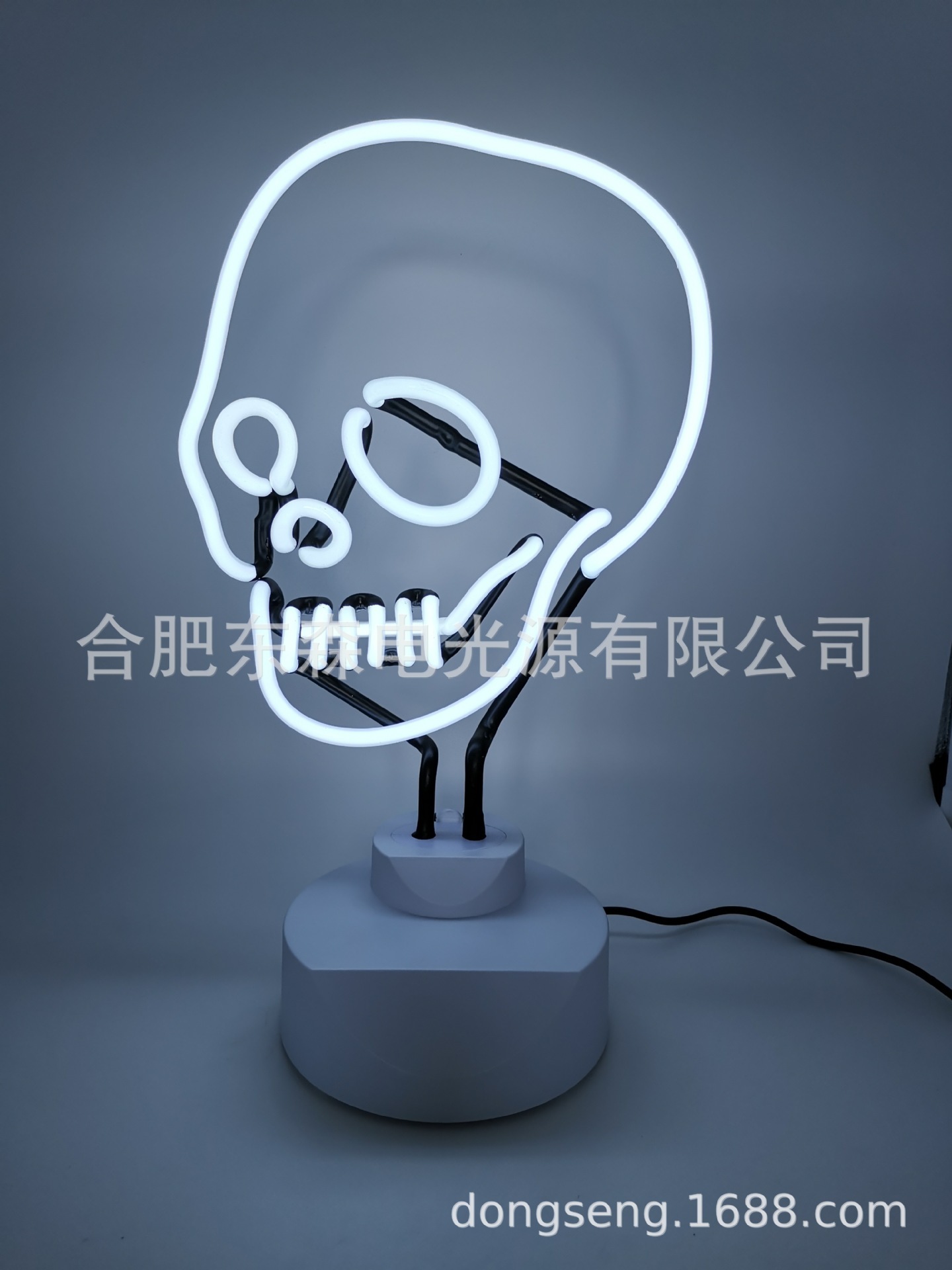 Skull neon light