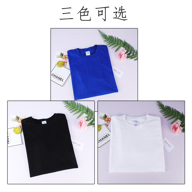 Original batch of formal clothes for the short-sleeve t-shirt students in the school uniform advertising cultural dress embroidery