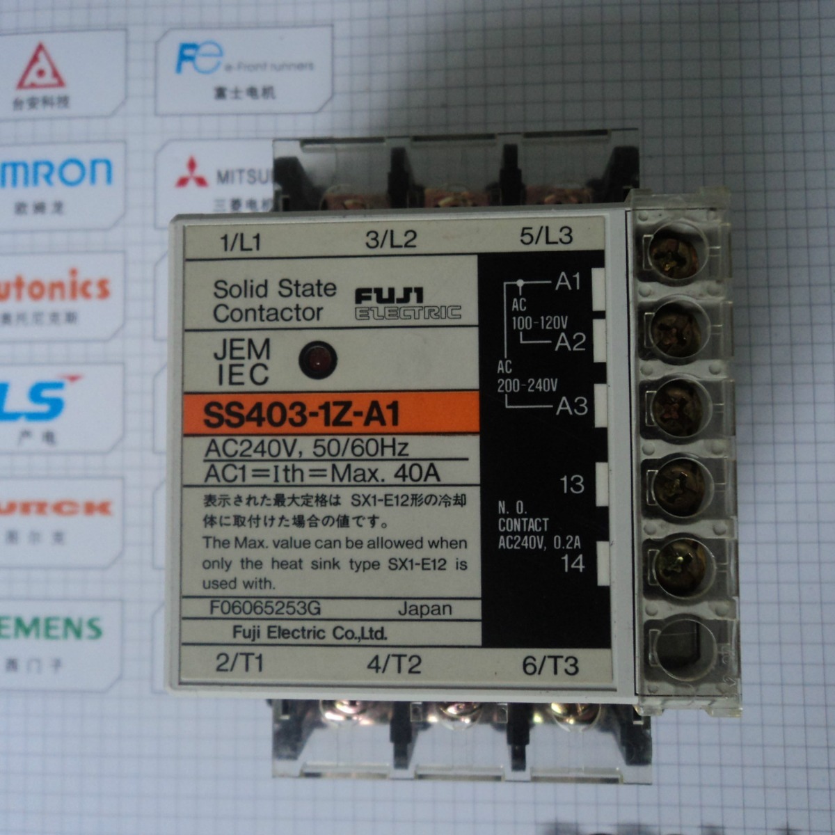 富士SS302-1Z-A1 SS402-1Z-A1 SS502-1Z-A1固态继电器