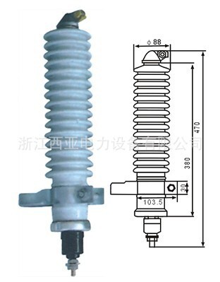 Zinc oxide shield Y5C-24KV Y10C-24KV for export supply by manufacturer