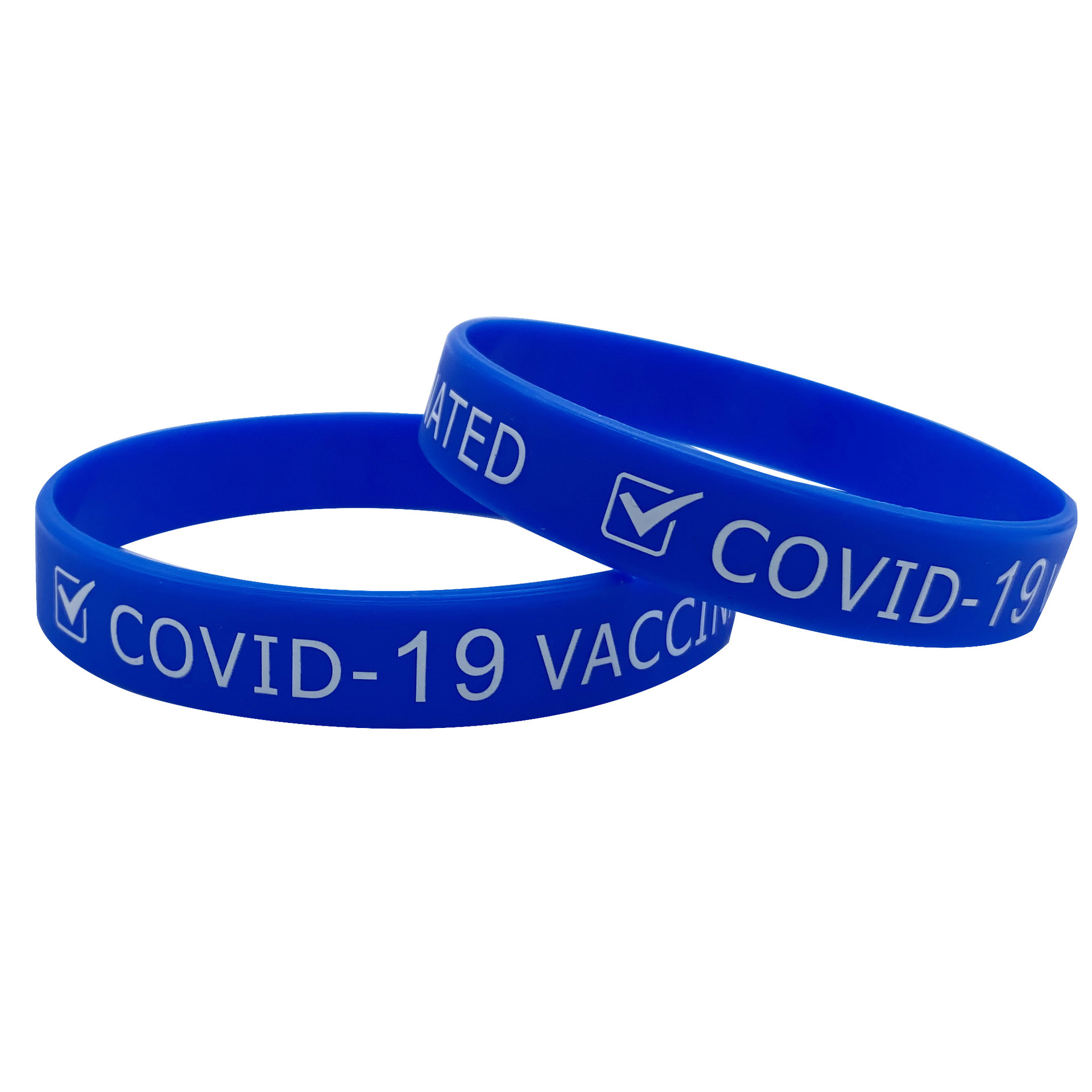 疫苗接種硅膠手環COVID-19防疫橡膠手圈醫院醫務識別手環硅膠腕帶