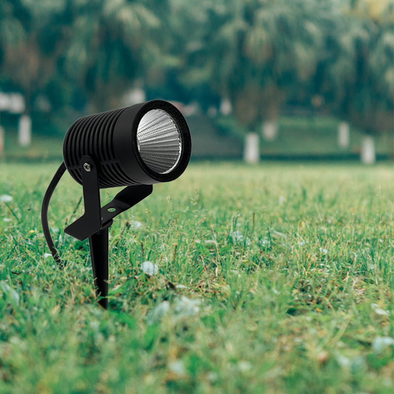 LED outdoor waterproofing lamp on the lawn