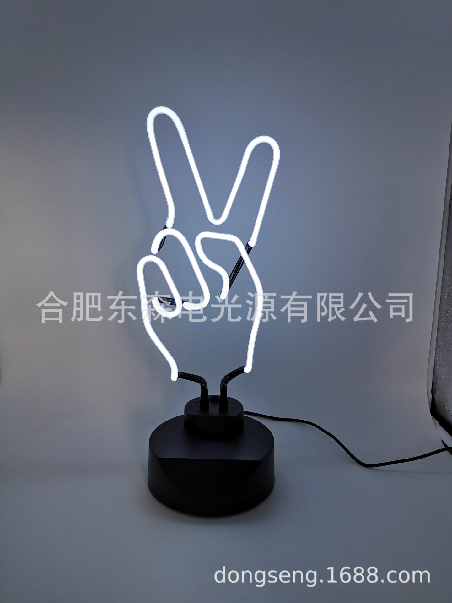 Supply Victory sign Neon Light