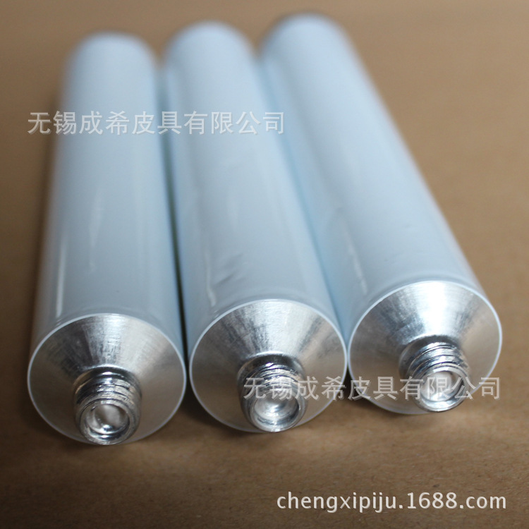 10ML 백색 알루미늄 관은, 실리콘 밀봉한 플라스틱 aluminide 페인트, 치약 알루미늄 관의 공급으로 분할했습니다