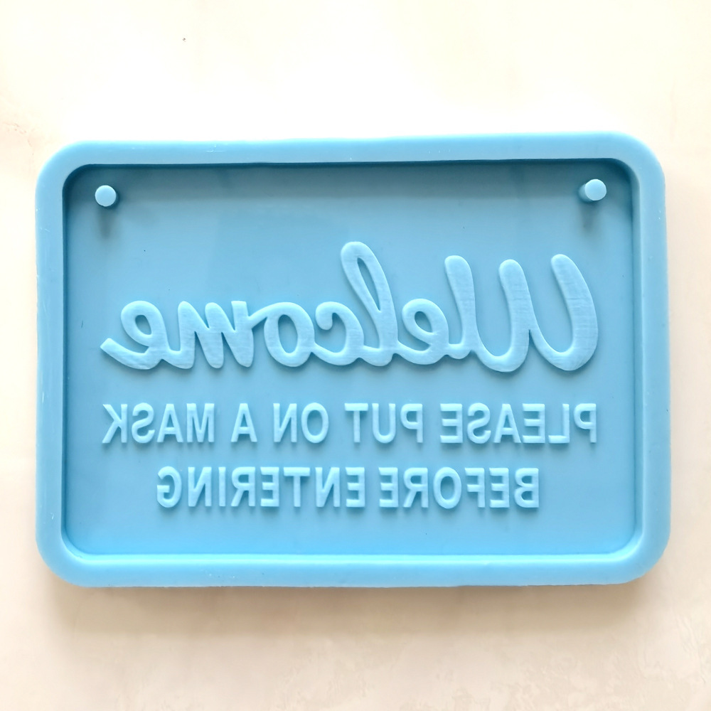 Letter mold, diy silica mirror crystallized glue.