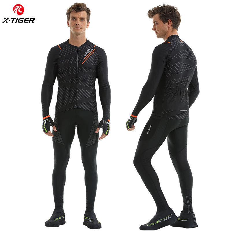 X-TIGER upgrade of the spring and autumn ride suit for men with long sleeve belts and long pants