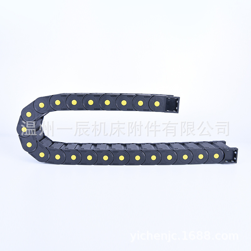 Cash supply H30Q.K Yellow Point closed on both sides of the 30*25-77 tank chain nylon tow chain